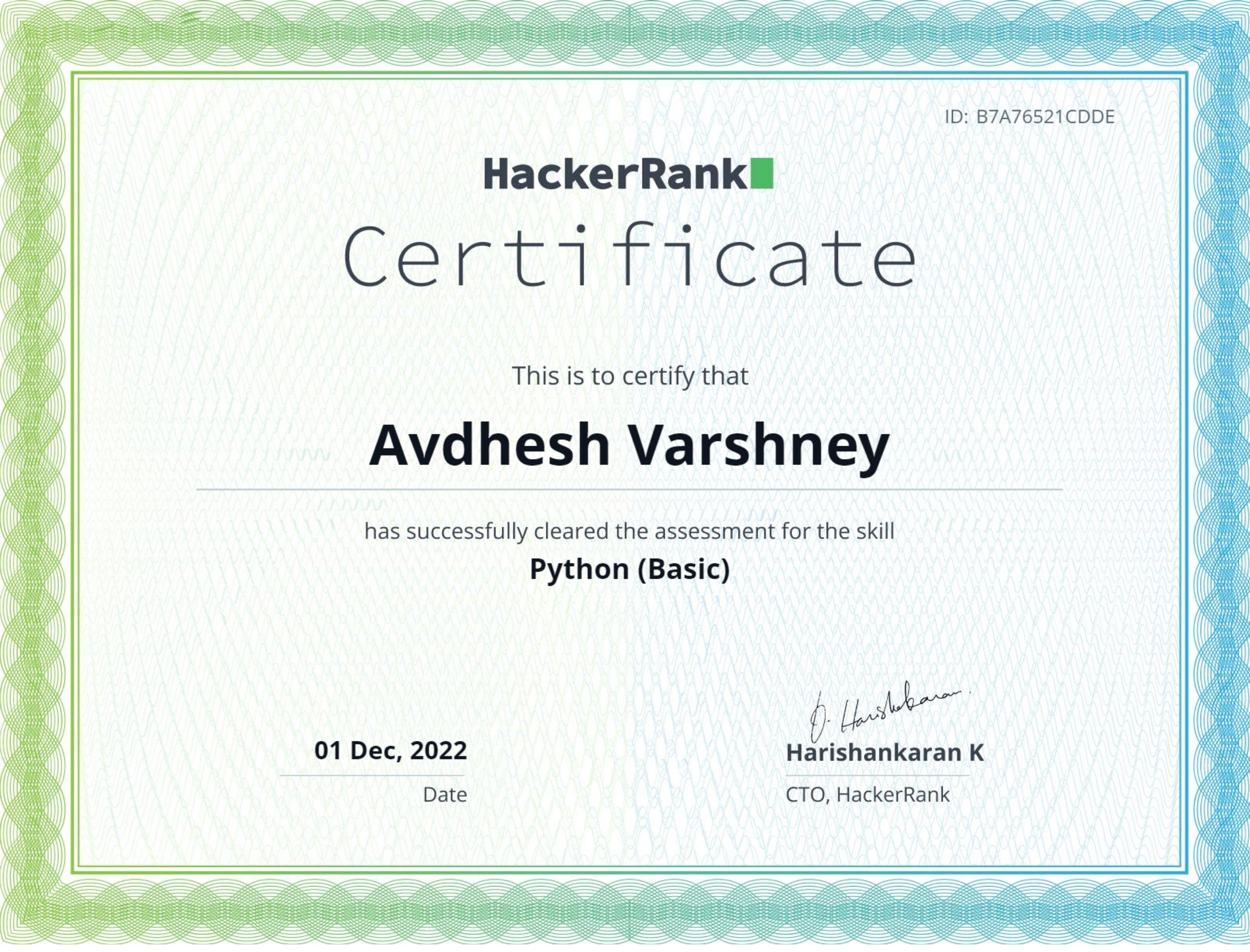 HR Python Basic